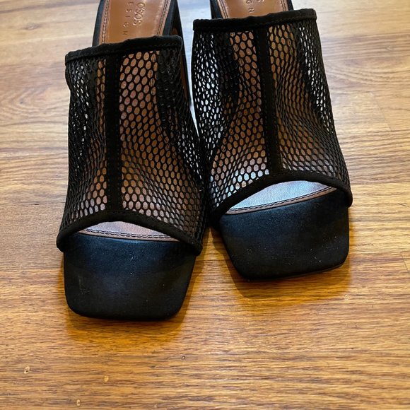 Wisteria Mesh Heeled Mules - Picture 4 of 5